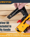 Heavy Duty Edge Deck Screw Jig Kit With T15 Torx Bit Plus Three Precise Board Spacing Settings For Smooth Hidden Fastening On Thirty Five To Six Inch Wood Or Composite Planks Fitting Standard Number Ten Screws For No Sweat Deck Builds, showing driver bit in jig handle.
