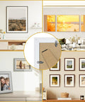 Picture frame turn-button fasteners set in gunmetal, 100 pcs with screws for hanging photos