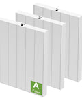 Three Pack Replacement True HEPA Filters 115115 for Winix PlasmaWave air purifiers, shown in packaging, FSC certified paper.