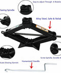 Close-up of Spare Tire Repair Kit For Chevy GMC Silverado Sierra 1500 2500 3500 2000 To 2014 With 2 Ton Scissor Jack details.