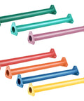 16 Inch 7 Color Steel Monkey Bars Set For Backyards And Playgrounds, Indoor Outdoor Climbing Kit For Kids, Durable Ladder Rungs, 7 Piece Colorful Set Now