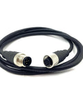 Rugged M12 5 Pin Male To Female Connector Cable A Code Straight Profibus Fieldbus Module Cable 1 Meter IP67 Waterproof