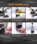 Installation guide for Badass Replacement Blade For Copper Wire Stripping Machine Featuring Built In Bearing Hella Tough High Carbon Steel.