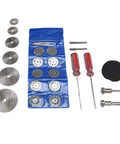 Forty Four Piece Cutting Wheel Set With Diamond Cutter Wheels And Circular Saw Blades For Rotary Tools Pro Grade Resin Cutting Discs