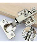 Stainless Steel Cabinet Hinges 10 Pack Hydraulically Damped Soft Close Concealed Hinges No Slam For Bookcases And Closets Ultra Quiet