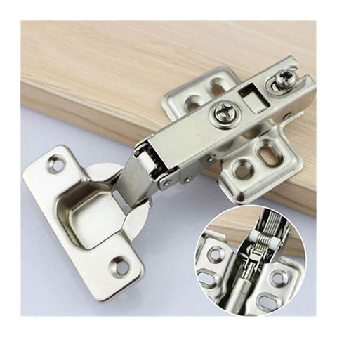 Stainless Steel Cabinet Hinges 10 Pack Hydraulically Damped Soft Close Concealed Hinges No Slam For Bookcases And Closets Ultra Quiet