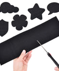 Cutting Heavy Duty Hook And Loop Tape With Adhesive 4 Inch By 18 Feet Black Nylon Strips For Couches And Rugs Keeps Cushions From Sliding