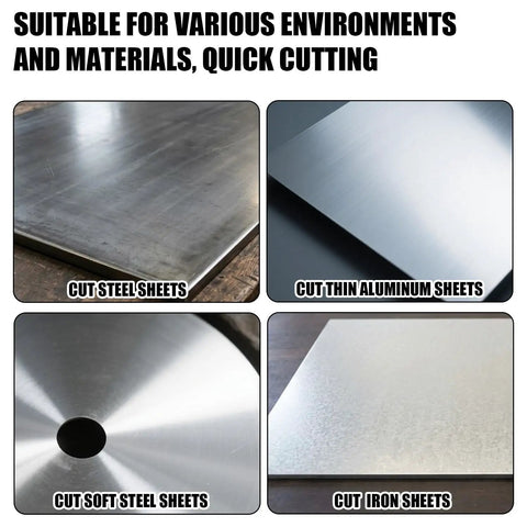 Professional Titanium Steel Drill Nibbler Sheet Metal Cutter Attachment precision tool for cutting steel, aluminum, and iron sheets.