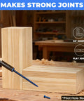 Heavy Duty Outdoor Pocket Hole Screws Set One And A Quarter Inch Coarse Thread Blue Coated Weather Resistant Self Tapping