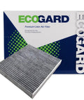 Premium Activated Carbon Cabin Air Filter for Lexus IS/RC 2014-2025 with packaging showing ECOGARD brand, front view
