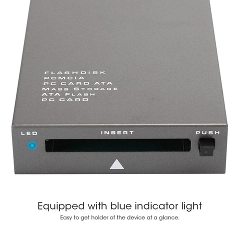 Card Reader For PCMCIA USB 2 0 Plug And Play No Fuss Adapter Industrial Grade Card To USB Converter with blue LED indicator