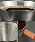 Barista-Grade Stainless Steel Espresso Shot Cup With Handle, V-Shaped Spouts Measuring Cup, 3.4 oz 100 ml Durable Coffee Accessories