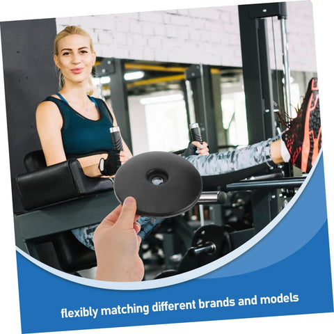 Smooth Rotation Pulley Wheel Covers For Gym Equipment, Noise Reduction Replacement Caps For Fitness Machines, Universal Fitness Pulley Covers, 2 Pairs, Durable Shield For Home Workout Gear, black pulley cover on gym machine