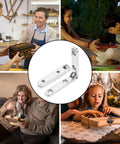 20 Pieces Zinc Alloy Box Hinges 90 Degree Decorative Folding Hardware For Jewelry Boxes And Mini Furniture, Silver Finish, DIY