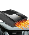 Keeping The Chill At Bay While Driving This Portable 12V 200W Car Heater Plugs Straight Into Car Power Outlet with heat.