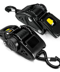 Bolt On Boat Ratchet Straps With Retractable Transom Tie Downs 2x50 Inches 2200 Lbs Break Strength Tough As Nails Heavy Duty