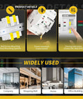 Dual Power Transfer Switch For UPS With Auto And Manual Modes No Fuss Setup Over Voltage And Under Voltage Protection Solar Ready DIN Rail Mount 2P 63A AC 110V Uninterruptible Power Supply Safety And Fast Source Switching, DIN rail mount, flame-retardant shell