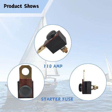 Heavy Duty 110 Amp Marine Fuse Assembly Drops Right In For Mercruiser Alpha One Gen II Drives Shielding Your Rig And Trim Pump Circuits On 150 To 275 Hp Outboards