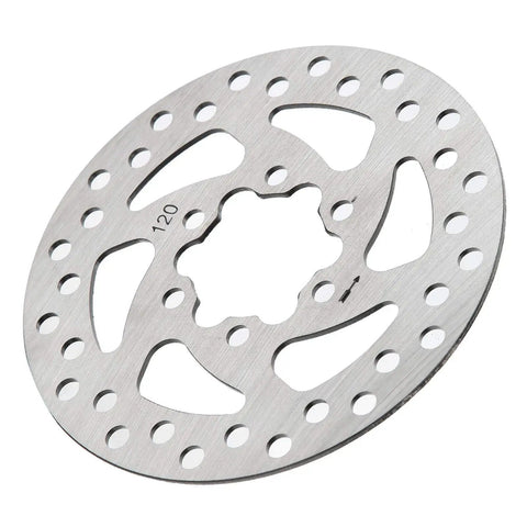 Rugged 120mm Stainless Steel Brake Disc Rotor Pad For Electric Scooters And Skateboards Replacement Parts With Stable, Smooth Braking