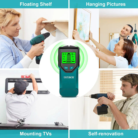 Heavy Duty 5 In 1 Electronic Stud Finder And Wall Scanner With Smooth Lcd Readout And Dead On Detection To Nail Wood Framing Ac Conduits Metal Beams And Water Lines Every Freakin Time