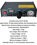 Semi Auto Adhesive Dispenser With Precise 0.01ml Drip Timing, Solenoid Controlled Glue Machine For Electronics, Automotive And Medical Assembly, Durable Aluminum Alloy Body, High Reliability, front panel with pressure gauge