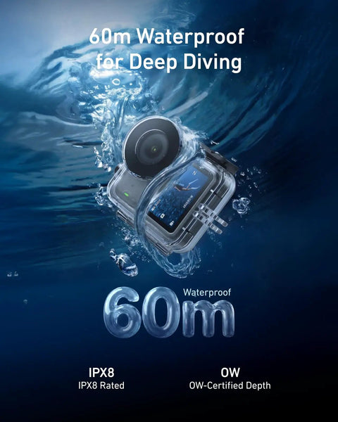 Waterproof Protective Case for DJI Osmo Nano Xtra Atto Underwater Housing 60M IPX8 Snorkeling Scuba Gear in deep water