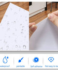 Easy Vinyl Siding Repair Kit Set 20 Patch Pieces 6 By 8 Inch Self Adhesive Vinyl Patches waterproof and paintable demonstration