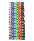 Wire Numbering Marker C Shape Cable Marker Tubes For Quick Cable ID 150 Pcs KCM 1.5mm 1.5 Square Easy Snap In Labels