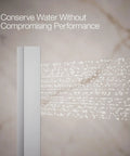 Shift Square Two Function Handshower With 1.75 GPM Flow Polished Chrome Finish spraying water