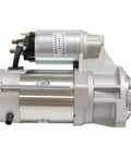 12V 9 Tooth Starter Replacement For New Holland Boomer Tractors MT40006954 MT40334005 side view close-up of starter housing
