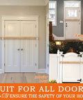 Heavy Duty 2x4 Door Barricade Brackets Set Of Two For Home Security White Built To Last Easy Install Door Bar Holder Brackets Tough As Nails Carbon Steel Construction For Added Security And Durability on interior and exterior doors and gate
