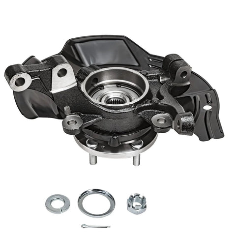2 Front Steering Knuckles And Wheel Bearing Hubs Assembly Replacement Kit For 2011 Kia Optima 2.4L Built Before May 30, 2011