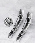 2-Pack Stainless Steel Triangle Folding Brackets Heavy Duty Adjustable Wall Mounted Shelves DIY Friendly 12-Inch Silver