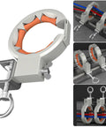 Bridge Cable Guide Tool With 65mm Opening Roller And 330 Degree Adjustable Clamp For Construction Wiring And Conduits Smooth Spindle Rollers That Prevent Wire Abrasion And Fit Inner Outer Edges For Multi Angle Pulling on steel cable clamp