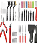 All In One 3D Printer Tools Kit for Beginners 40 Pcs FDM Printer Accessories Including Removal Scrapers Deburring Finishing Tools