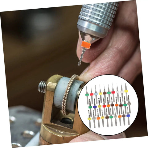 30 Piece Tiny Drill Bits For Jewelry Making And PCB Engraving Tungsten Steel Micro Drill Bit Set For Circuit Boards And DIY Crafts