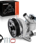 Engine Water Pump With Gasket And Pulley Fits Chevrolet Equinox Malibu Impala Colorado Camaro Traverse GMC Terrain