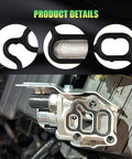 VVT VTEC Solenoid Gasket Kit With Valve Cover Gasket Set And Spool Valve Filter Screen installed on engine, oil resistant