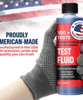 Combustion Leak and Head Gasket Test Kit With 8 Oz Leak Detection Fluid Over 100 Tests Includes Tester and Nozzle Made in USA