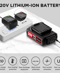 20V Lithium-Ion Battery charging with protection features for Heavy Duty 20V Cordless Drill And Screwdriver Set.