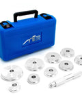 Bearing Press Kit 10 Piece Race And Seal Driver Set With Seal Driver 9 Adapters Seal Installer Bearing Driver Kit for installation
