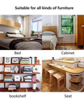 Furniture examples using 5 To 12 Pieces Stainless Steel L Shaped Corner Brace Set With Flat Plate Brackets And Screws For Easy Right Angle Repairs
