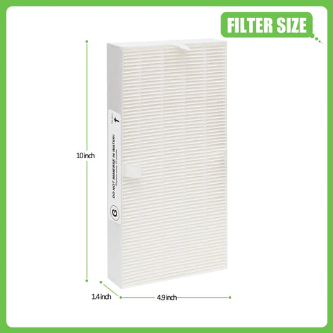 HRF-G Replacement Filter for Honeywell HPA Series Purifiers Compatible with HPA020B 10x4.9x1.4 inches 2 Pack True HEPA Filter