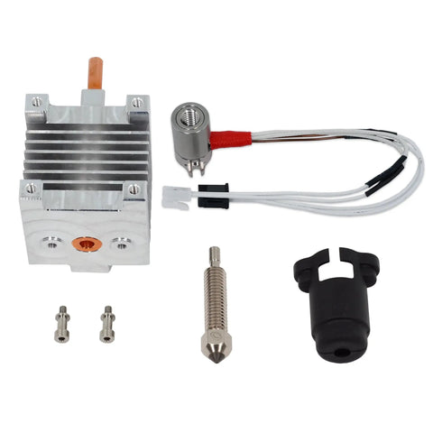 FlowTech Hotend Upgrade For Creality Hi 3D Printer No Sweat Drop In Install Straight Fire Reliability Leak Proof Nozzle Gives Buttery Smooth Filament Flow For Flawless Prints Without Any Stress Or Complicated Setup Steps Needed