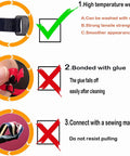 Comparison of high temperature welding, glue bonding, and sewing for 4 Pack Adjustable No Slip Eyeglasses Strap Retainer quality
