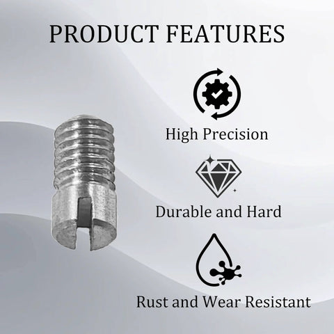 12 Pcs M3 X 6mm Slotted Cylindrical Pin 304 Stainless Steel External Thread Dowel Pin For DIY Furniture and Projects