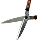Heavy Duty 27 Inch Hedge Shears For Garden Pruning And Border Trimming Long Handle Professional Hedge Clippers With Hammered Pattern Blade