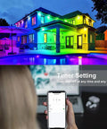 Plug-And-Play 2 Inch Smart Recessed LED Downlight Kit With WiFi Control, 5W RGB color changing, controlled via smartphone app