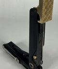 Brass Hammer Head Modification for EDC Multitool Upgrade, CNC Made, Dual Locking System For Closed Pocket Carry And Open Hammering
