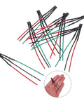 Rock Solid High Temperature Hall Effect Sensor Module Pack With Heavy Duty Copper Wire for EV Motors, close-up of wires.